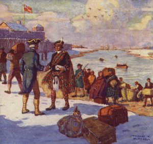 Selkirk Yerleşimcilerinin York Fabrikasına İnişi by Canadian School